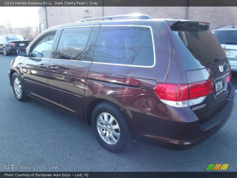 Dark Cherry Pearl / Gray 2010 Honda Odyssey EX-L