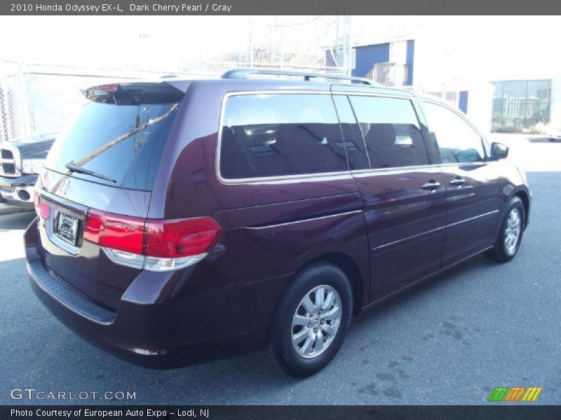 Dark Cherry Pearl / Gray 2010 Honda Odyssey EX-L