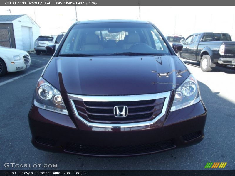 Dark Cherry Pearl / Gray 2010 Honda Odyssey EX-L