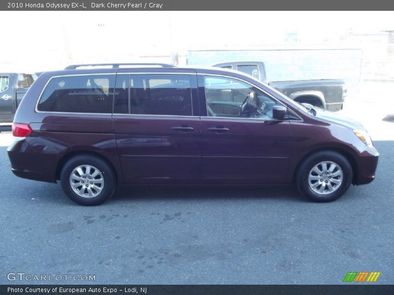 Dark Cherry Pearl / Gray 2010 Honda Odyssey EX-L