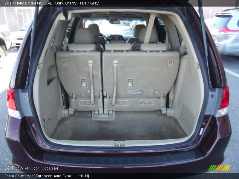 Dark Cherry Pearl / Gray 2010 Honda Odyssey EX-L