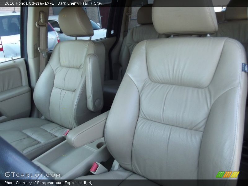 Dark Cherry Pearl / Gray 2010 Honda Odyssey EX-L