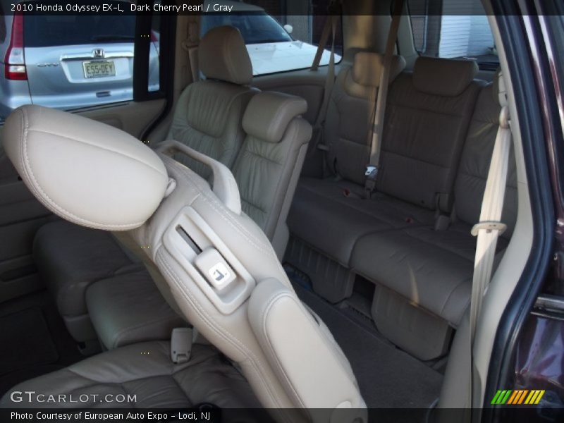 Dark Cherry Pearl / Gray 2010 Honda Odyssey EX-L