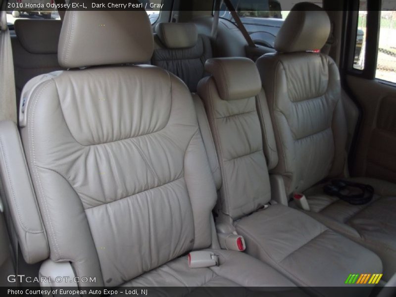 Dark Cherry Pearl / Gray 2010 Honda Odyssey EX-L