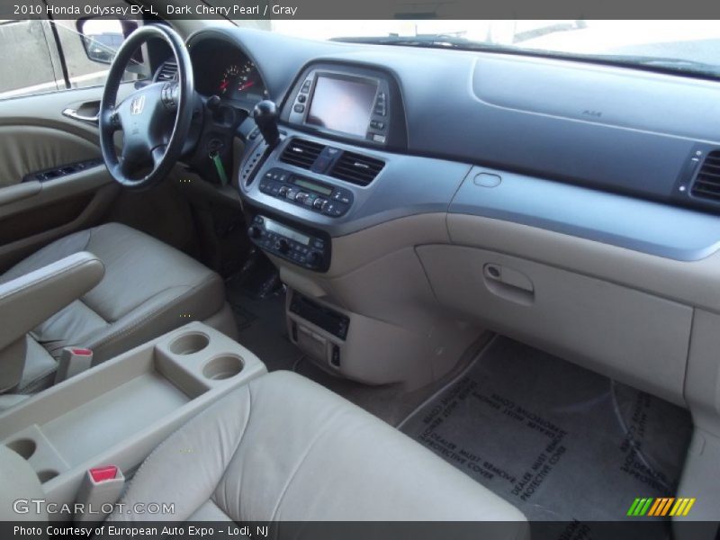 Dark Cherry Pearl / Gray 2010 Honda Odyssey EX-L
