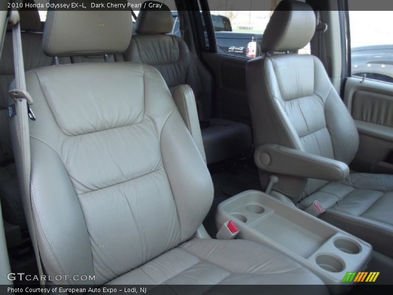 Dark Cherry Pearl / Gray 2010 Honda Odyssey EX-L