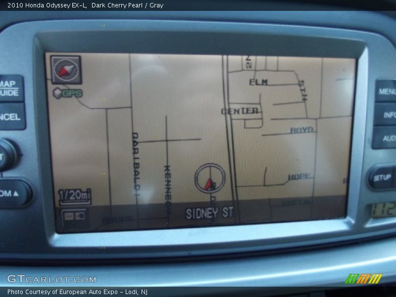 Dark Cherry Pearl / Gray 2010 Honda Odyssey EX-L