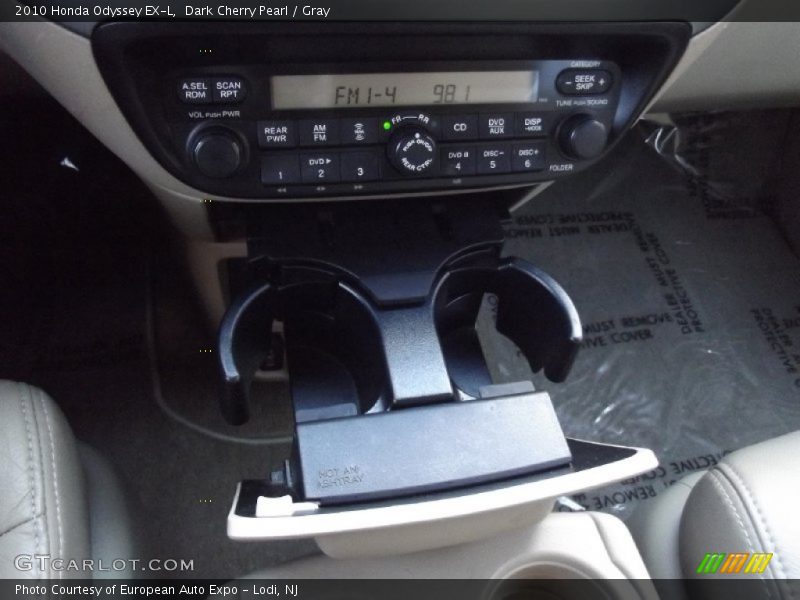 Dark Cherry Pearl / Gray 2010 Honda Odyssey EX-L