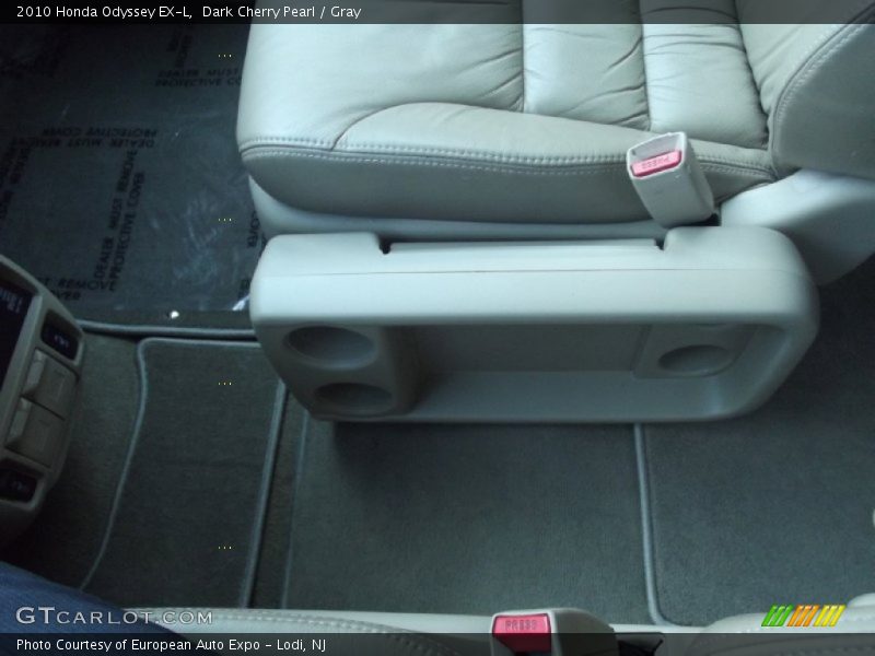 Dark Cherry Pearl / Gray 2010 Honda Odyssey EX-L