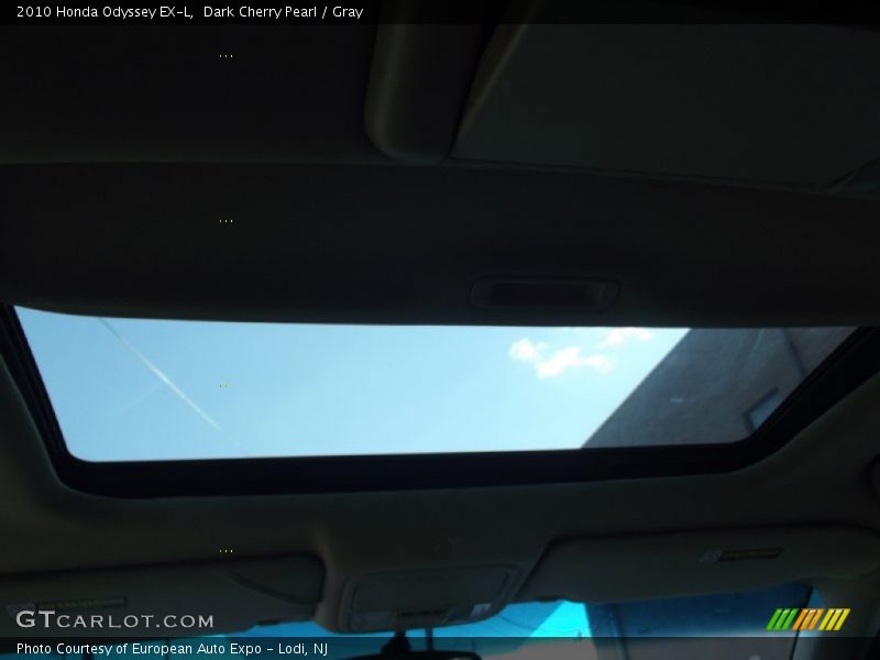 Dark Cherry Pearl / Gray 2010 Honda Odyssey EX-L