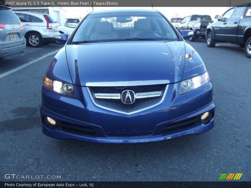 Kinetic Blue Pearl / Taupe/Ebony 2007 Acura TL 3.5 Type-S