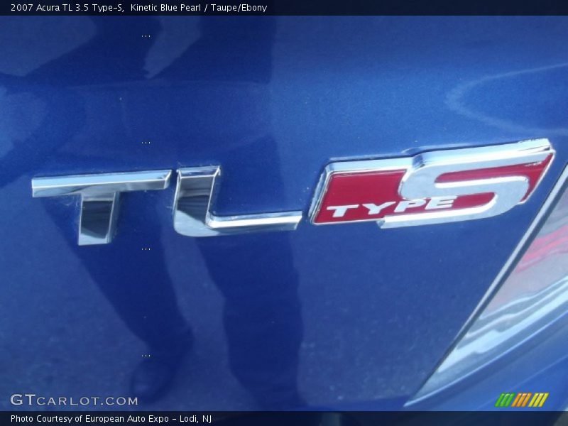 Kinetic Blue Pearl / Taupe/Ebony 2007 Acura TL 3.5 Type-S