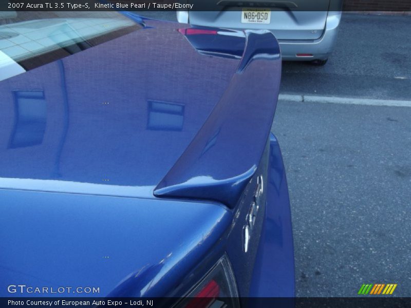 Kinetic Blue Pearl / Taupe/Ebony 2007 Acura TL 3.5 Type-S