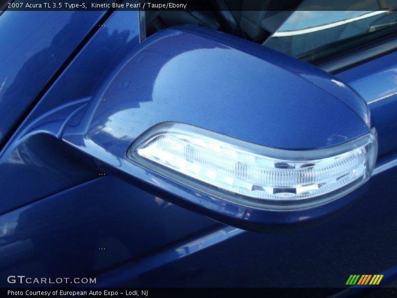 Kinetic Blue Pearl / Taupe/Ebony 2007 Acura TL 3.5 Type-S