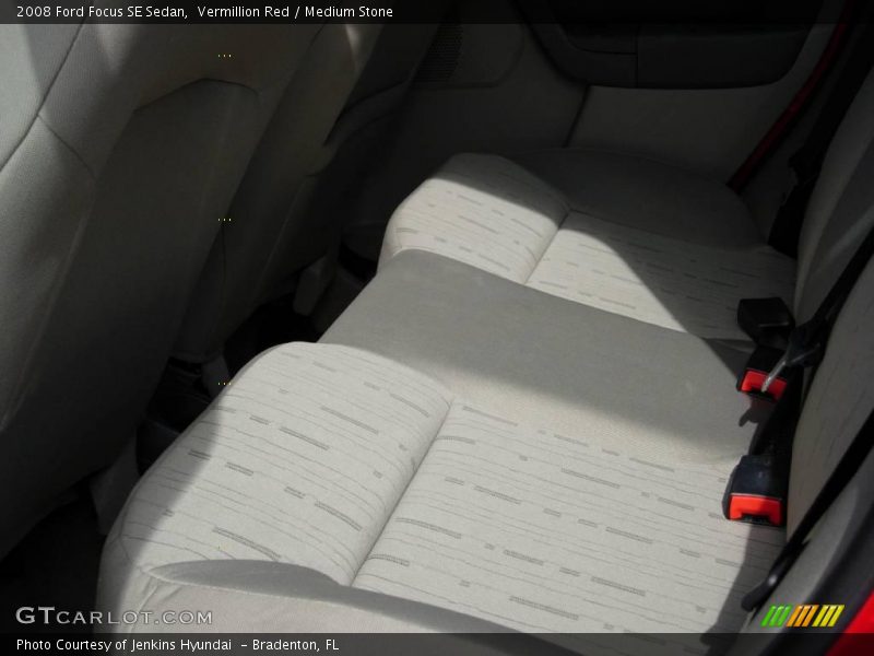 Vermillion Red / Medium Stone 2008 Ford Focus SE Sedan