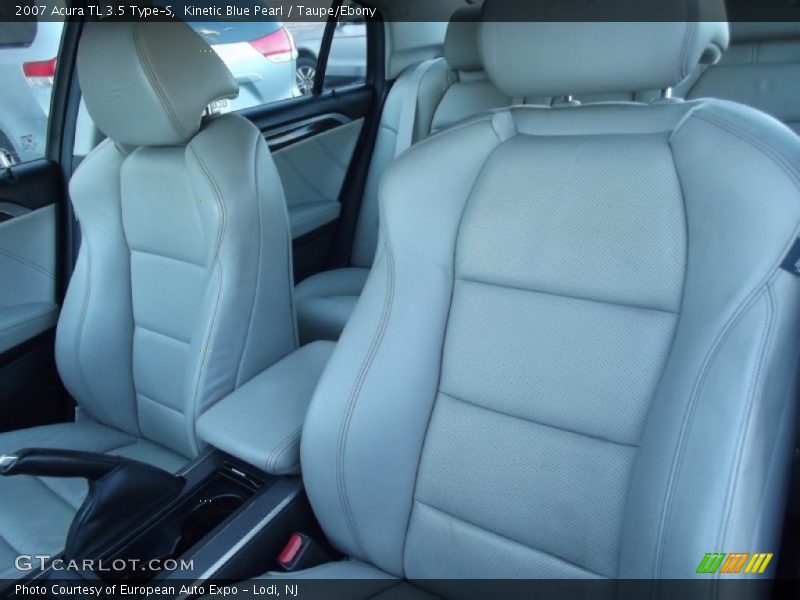 Kinetic Blue Pearl / Taupe/Ebony 2007 Acura TL 3.5 Type-S