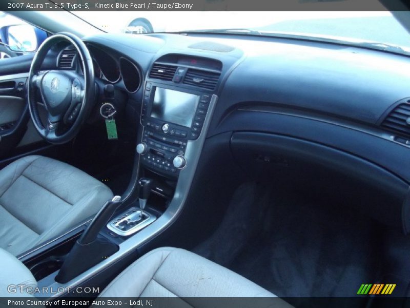 Kinetic Blue Pearl / Taupe/Ebony 2007 Acura TL 3.5 Type-S