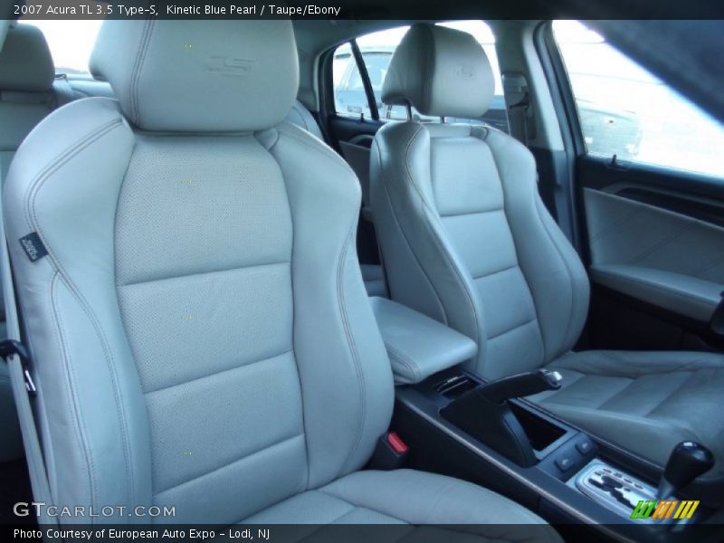 Kinetic Blue Pearl / Taupe/Ebony 2007 Acura TL 3.5 Type-S