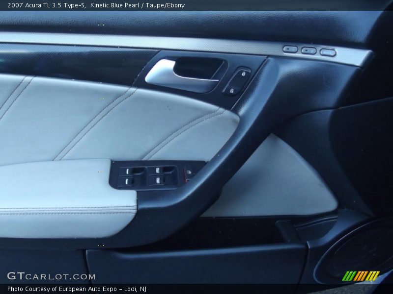 Kinetic Blue Pearl / Taupe/Ebony 2007 Acura TL 3.5 Type-S