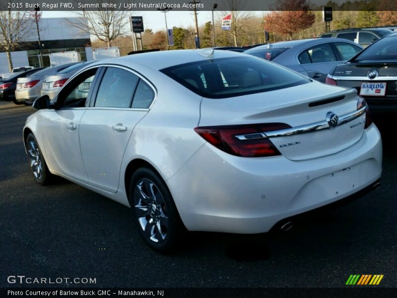 Summit White / Light Neutral/Cocoa Accents 2015 Buick Regal FWD