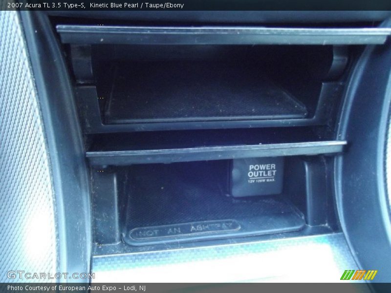 Kinetic Blue Pearl / Taupe/Ebony 2007 Acura TL 3.5 Type-S