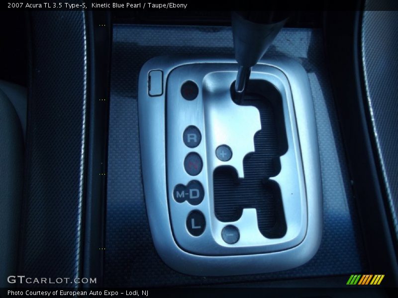 Kinetic Blue Pearl / Taupe/Ebony 2007 Acura TL 3.5 Type-S
