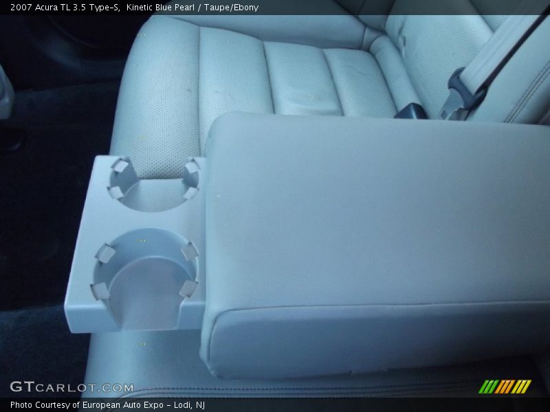 Kinetic Blue Pearl / Taupe/Ebony 2007 Acura TL 3.5 Type-S