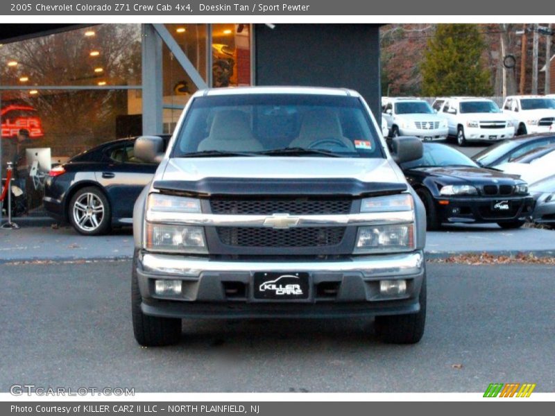 Doeskin Tan / Sport Pewter 2005 Chevrolet Colorado Z71 Crew Cab 4x4