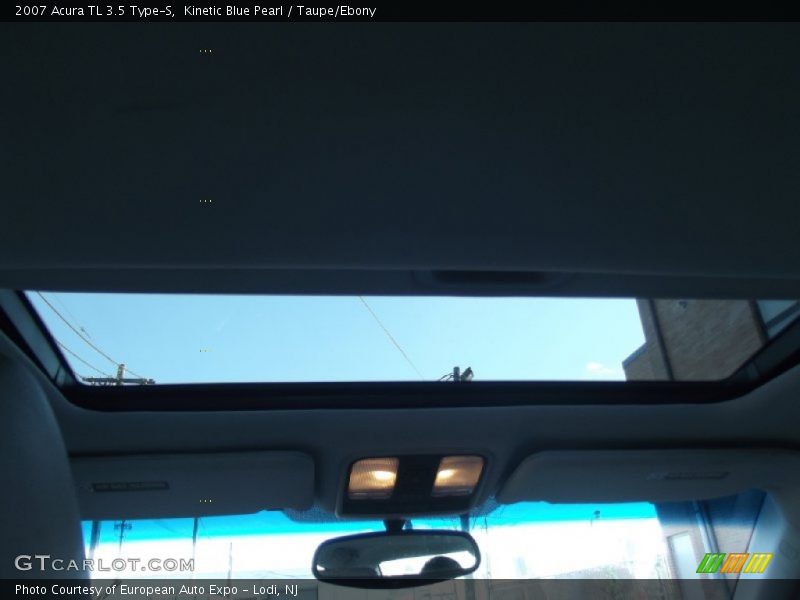 Kinetic Blue Pearl / Taupe/Ebony 2007 Acura TL 3.5 Type-S