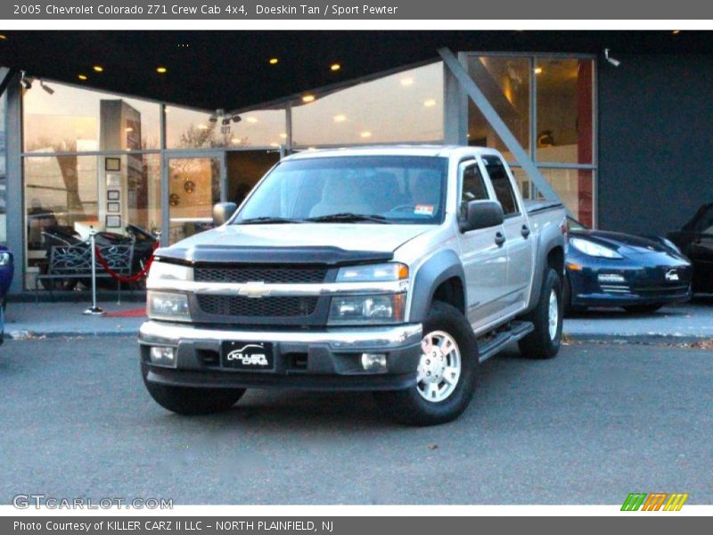 Doeskin Tan / Sport Pewter 2005 Chevrolet Colorado Z71 Crew Cab 4x4