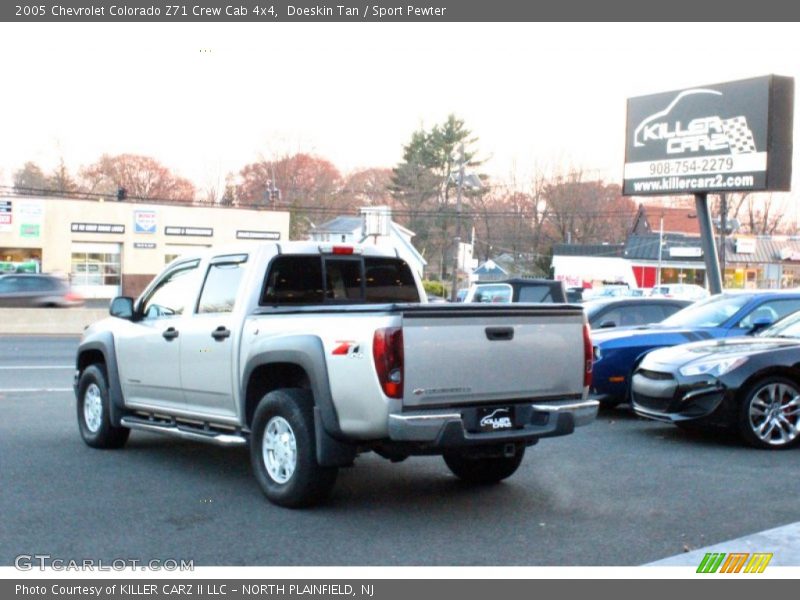 Doeskin Tan / Sport Pewter 2005 Chevrolet Colorado Z71 Crew Cab 4x4