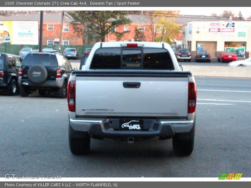 Doeskin Tan / Sport Pewter 2005 Chevrolet Colorado Z71 Crew Cab 4x4
