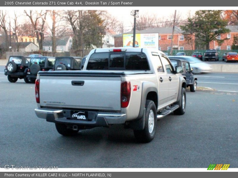 Doeskin Tan / Sport Pewter 2005 Chevrolet Colorado Z71 Crew Cab 4x4