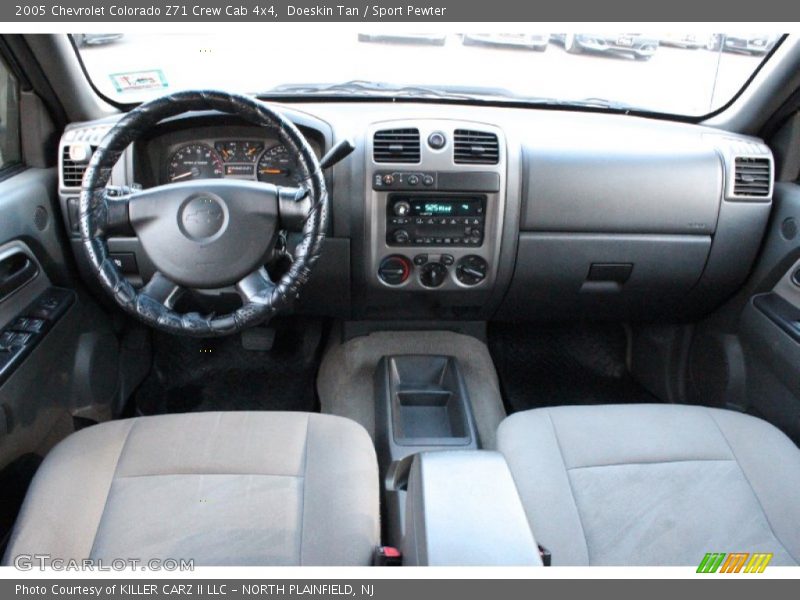 Doeskin Tan / Sport Pewter 2005 Chevrolet Colorado Z71 Crew Cab 4x4
