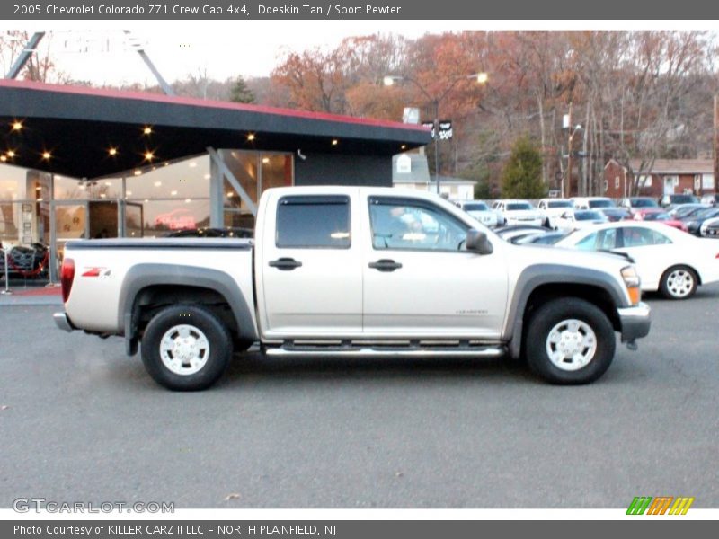 Doeskin Tan / Sport Pewter 2005 Chevrolet Colorado Z71 Crew Cab 4x4