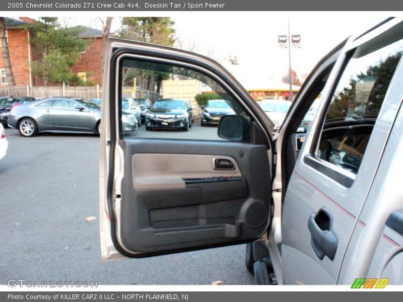 Doeskin Tan / Sport Pewter 2005 Chevrolet Colorado Z71 Crew Cab 4x4