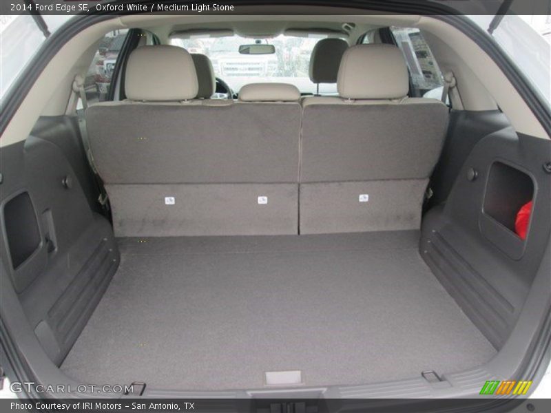 Oxford White / Medium Light Stone 2014 Ford Edge SE