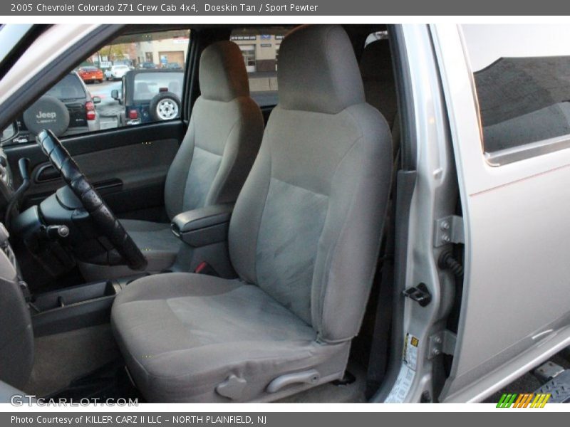 Doeskin Tan / Sport Pewter 2005 Chevrolet Colorado Z71 Crew Cab 4x4