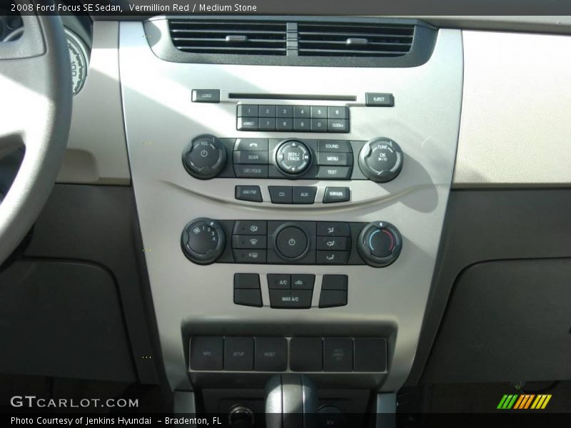 Vermillion Red / Medium Stone 2008 Ford Focus SE Sedan