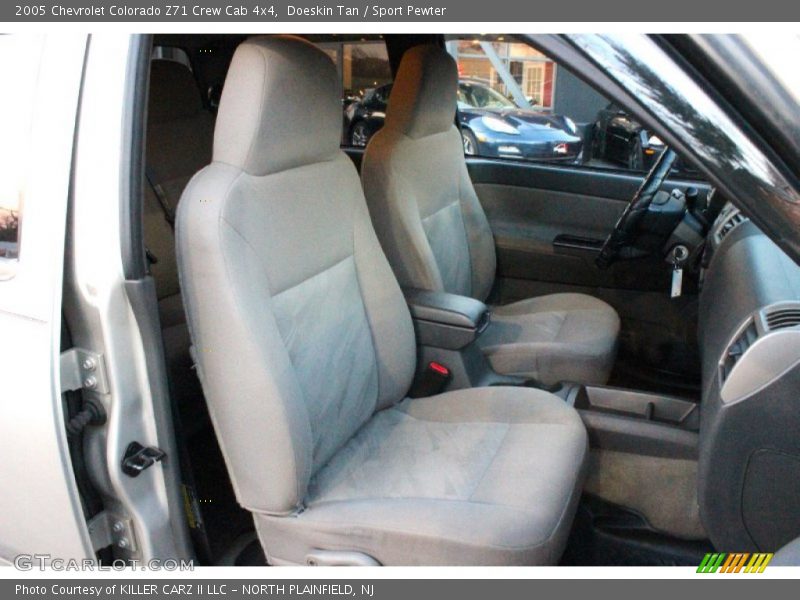 Doeskin Tan / Sport Pewter 2005 Chevrolet Colorado Z71 Crew Cab 4x4