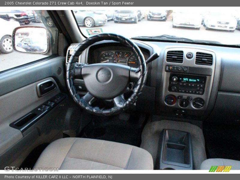 Doeskin Tan / Sport Pewter 2005 Chevrolet Colorado Z71 Crew Cab 4x4