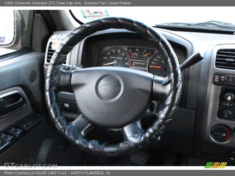 Doeskin Tan / Sport Pewter 2005 Chevrolet Colorado Z71 Crew Cab 4x4