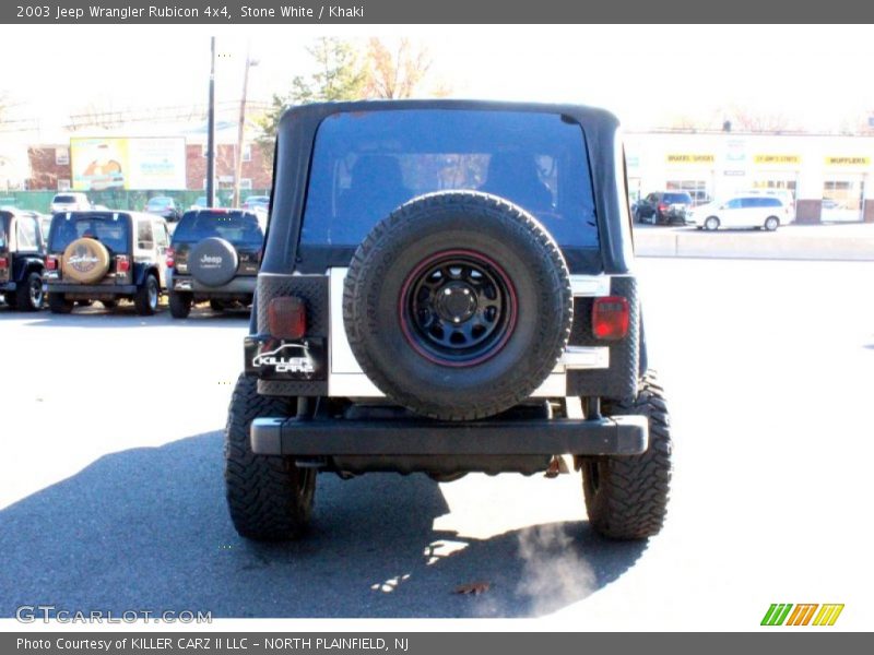 Stone White / Khaki 2003 Jeep Wrangler Rubicon 4x4