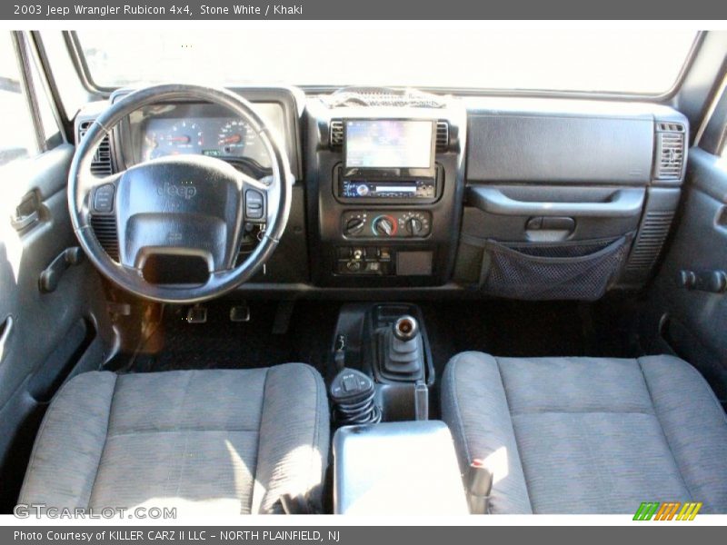 Stone White / Khaki 2003 Jeep Wrangler Rubicon 4x4