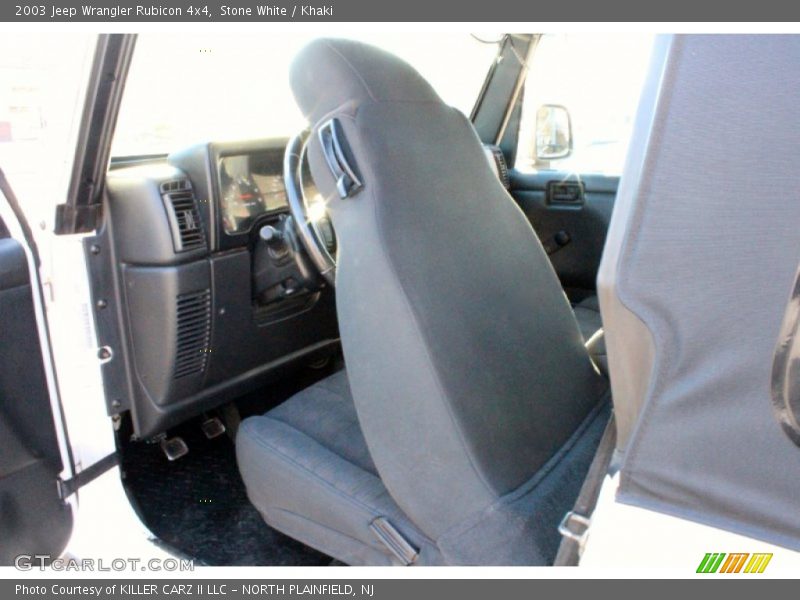 Stone White / Khaki 2003 Jeep Wrangler Rubicon 4x4