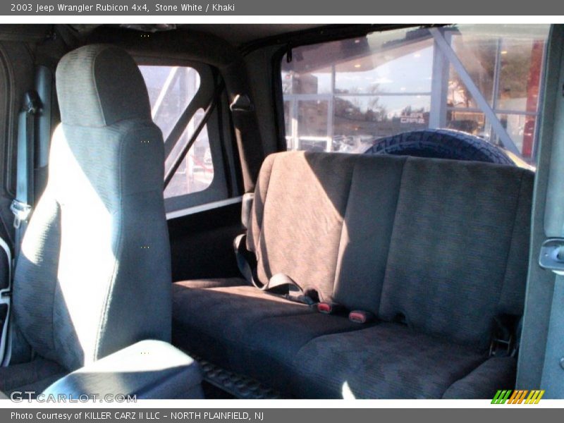 Stone White / Khaki 2003 Jeep Wrangler Rubicon 4x4