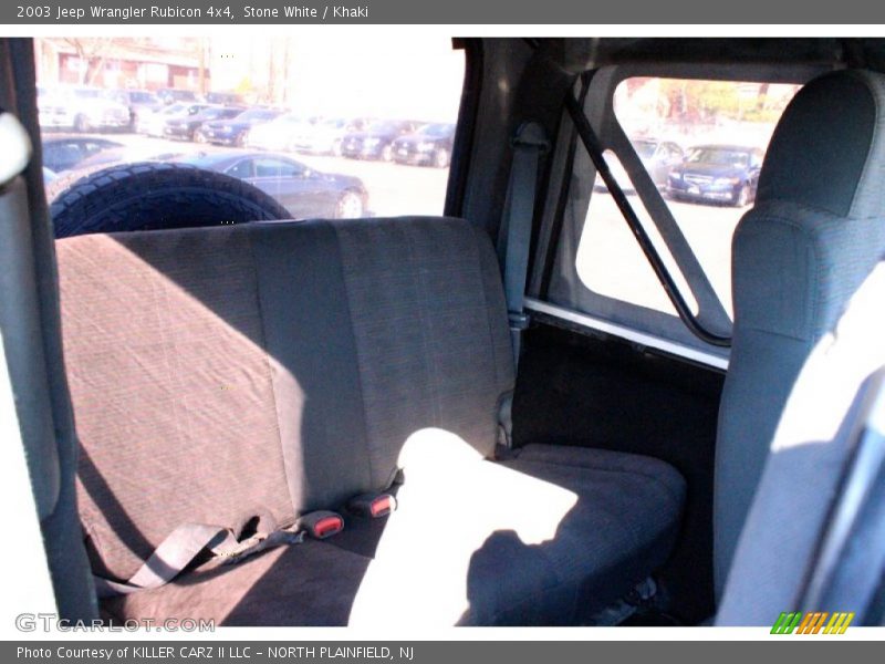Stone White / Khaki 2003 Jeep Wrangler Rubicon 4x4