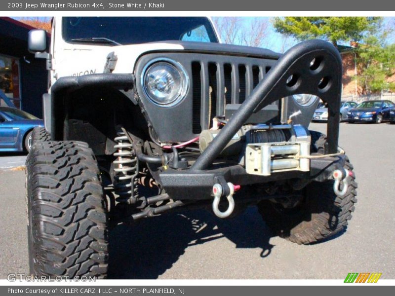 Stone White / Khaki 2003 Jeep Wrangler Rubicon 4x4