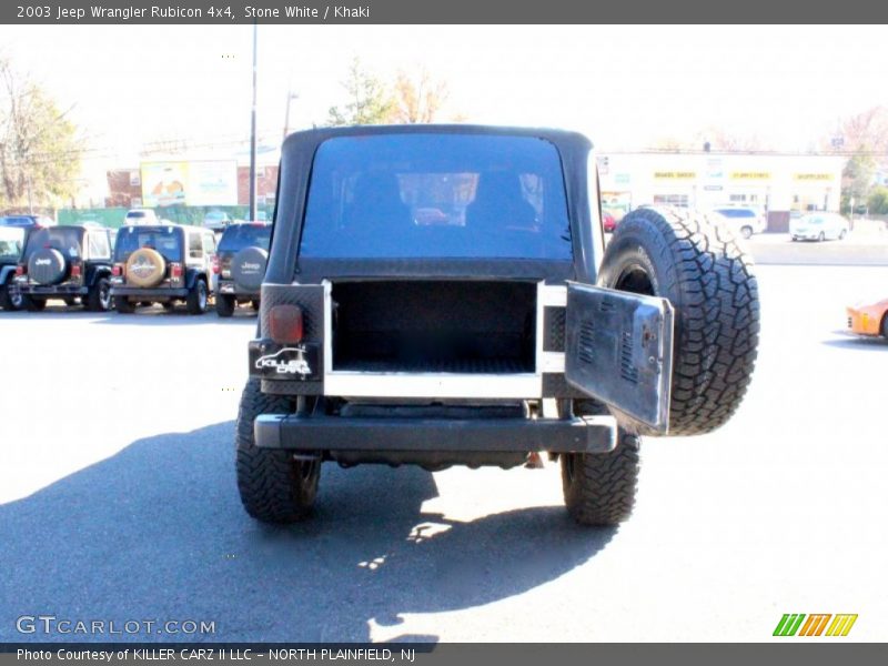 Stone White / Khaki 2003 Jeep Wrangler Rubicon 4x4