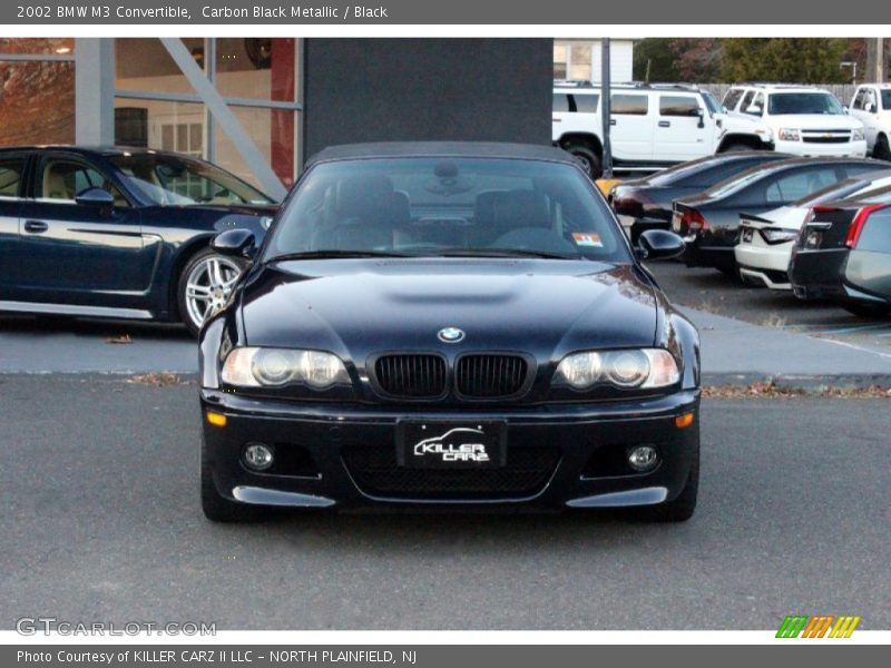 Carbon Black Metallic / Black 2002 BMW M3 Convertible